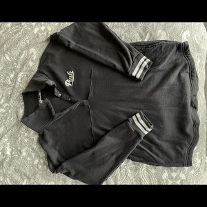 PINK quarter neck sweater